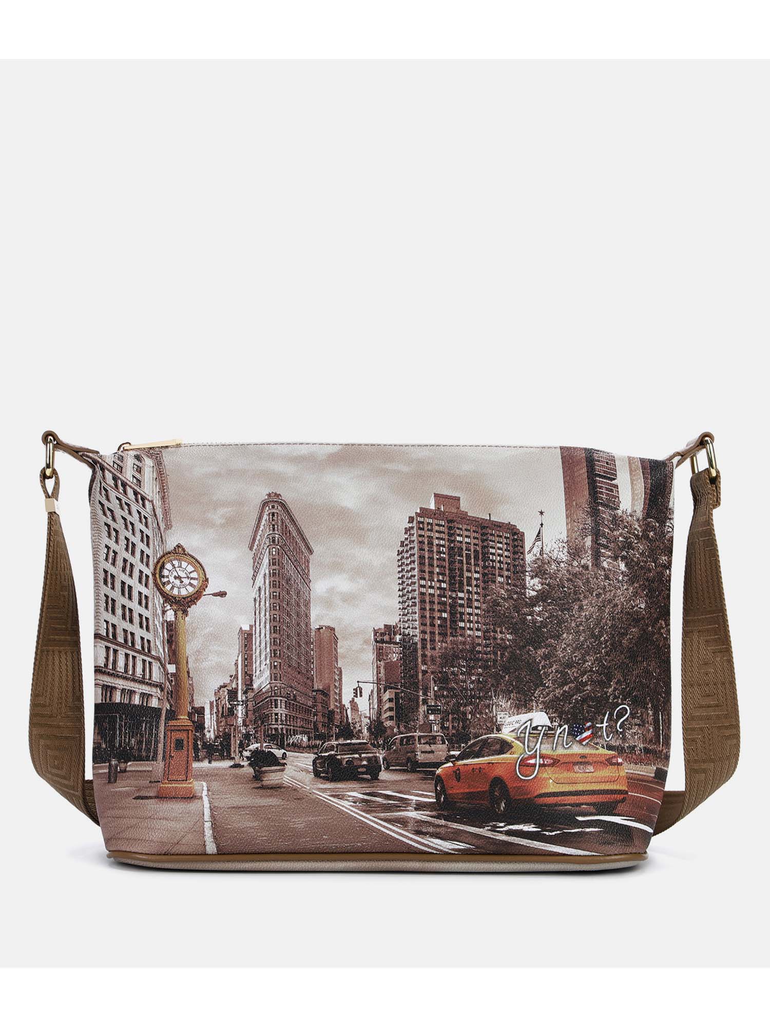 Borsa hobo large donna YNOT Easy dorata fashion